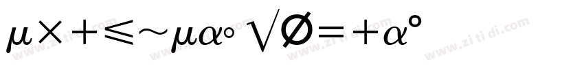 european EXtra字体转换
